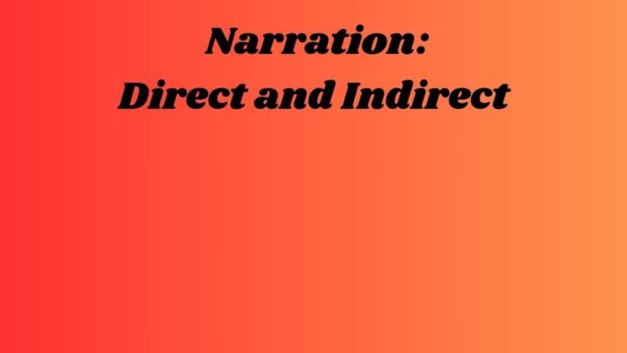 100 Important MCQs on Narration Direct and Indirect
