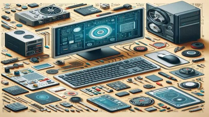 Overview of computer system – hardware devices, software – operating system and application software