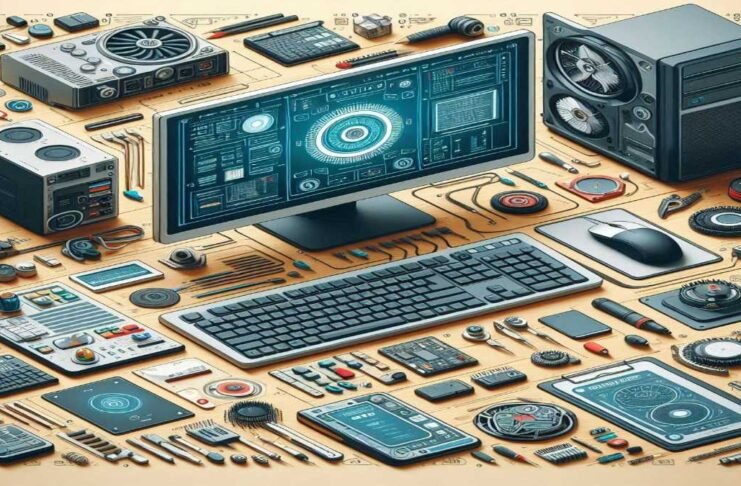 Overview of computer system – hardware devices, software – operating system and application software