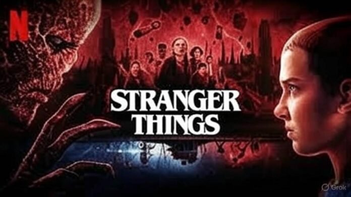 Stranger Things Season 5 official teaser logo with dimensional rift